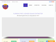 Tablet Screenshot of ecs-solar.com